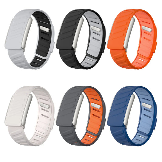 Pulseira FUSTERS BAND Sport — Silicone Dual Color com Frame Metálico